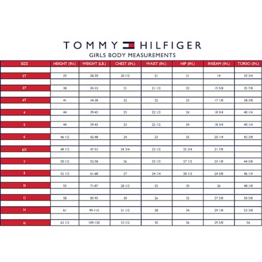 Tommy Hilfiger Girls' 5-Pocket Stretch Denim Shorts, Hudson Wash/Fray for $15