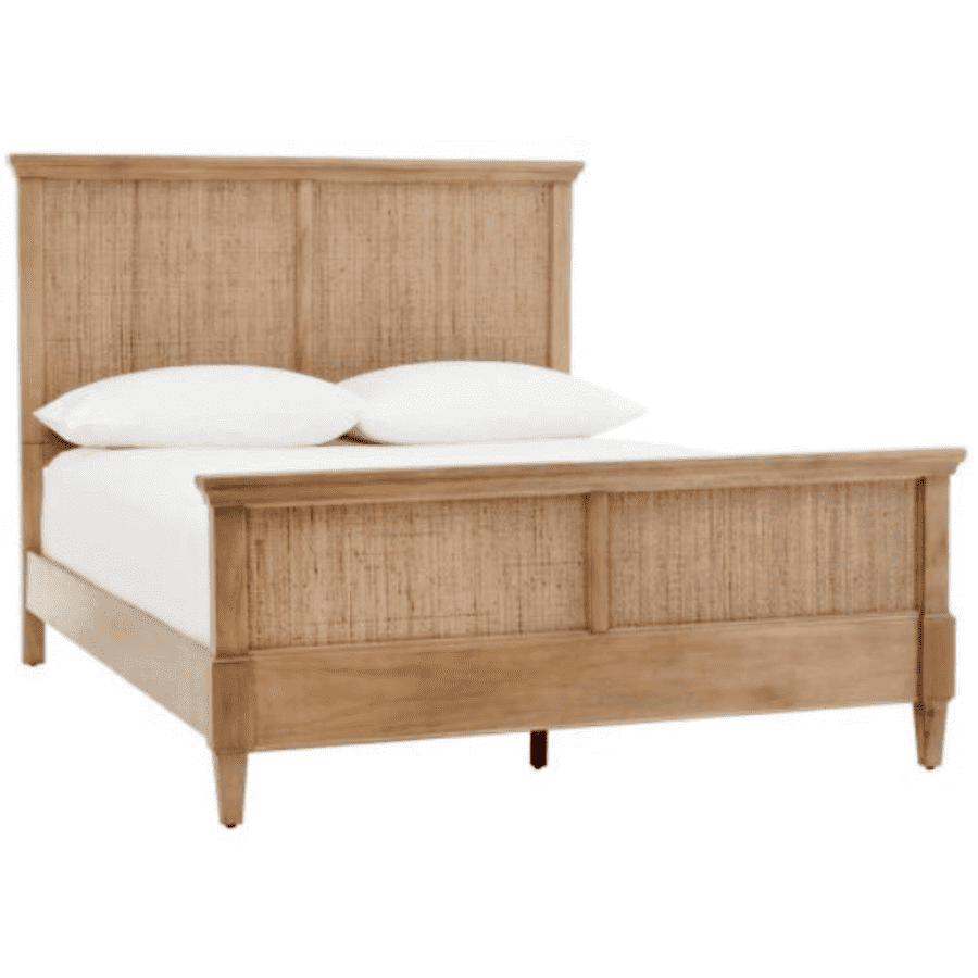 Home Decorators Collection Marsden Woven Cane King Bed for $489