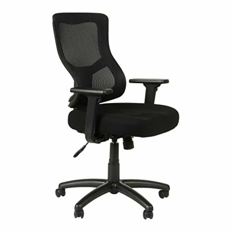 Alera Elusion II Series Mesh Mid-Back Synchro with Seat Slide Chair, Black for $249