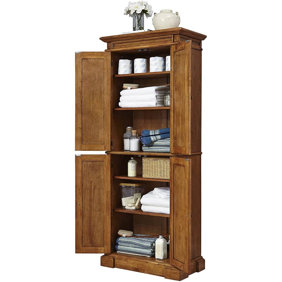 Home Styles Americana 72" Solid Hardwood Pantry for $577 Home Styles Americana 72" Solid Hardwood Pantry for $577