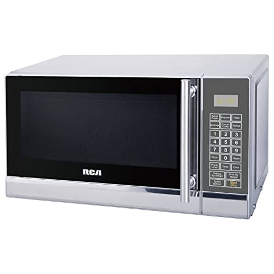 RCA RMW741 0.7 Cubic Foot Microwave, Stainless Steel Design for $77