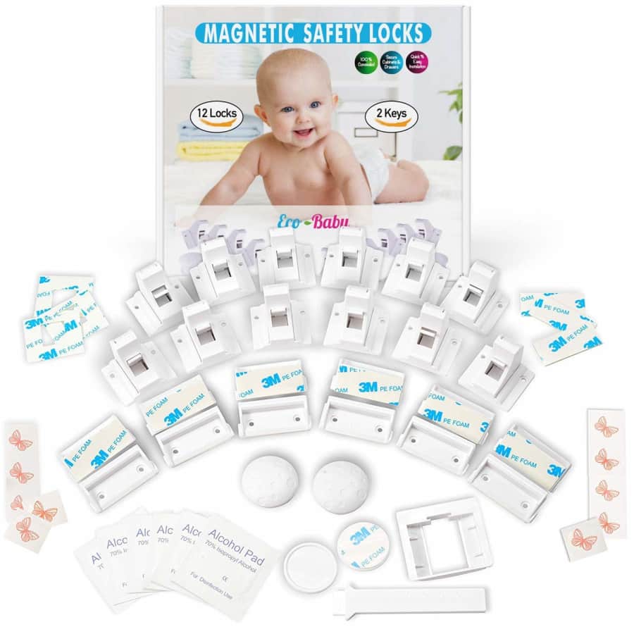Eco-Baby Child Safety Magnetic Lock 12-Pack for $13