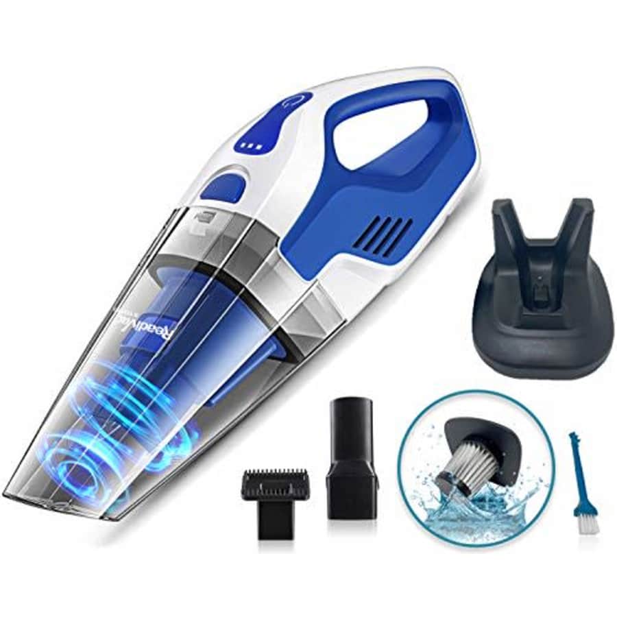 ReadiVac Storm Handheld Vacuum, Wet & Dry Hand Vacuum Cleaner, Powerful Cordless Hand Vac for Home for $66 ReadiVac Storm Handheld Vacuum, Wet & Dry Hand Vacuum Cleaner, Powerful Cordless Hand Vac for Home for $66