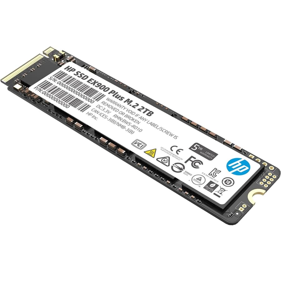 HP EX900 Plus 2TB NVMe PCIe M.2 Interface SSD for $115
