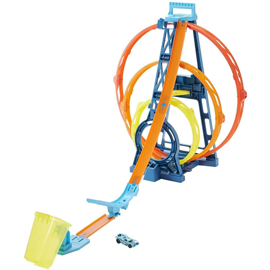 Hot Wheels Track Builder Unlimited Triple Loop Kit for $60