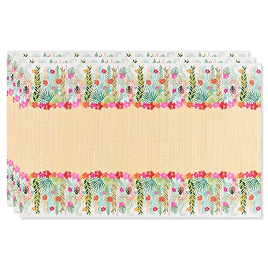 American Greetings Tropical Luau Party Supplies for BBQs and All Summer Parties, Plastic Table for $11