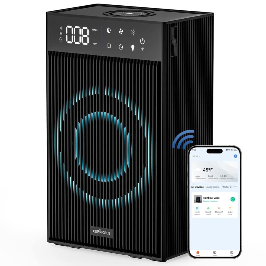 CleanForce Rainbow Cube Air Purifier for $156 CleanForce Rainbow Cube Air Purifier for $156