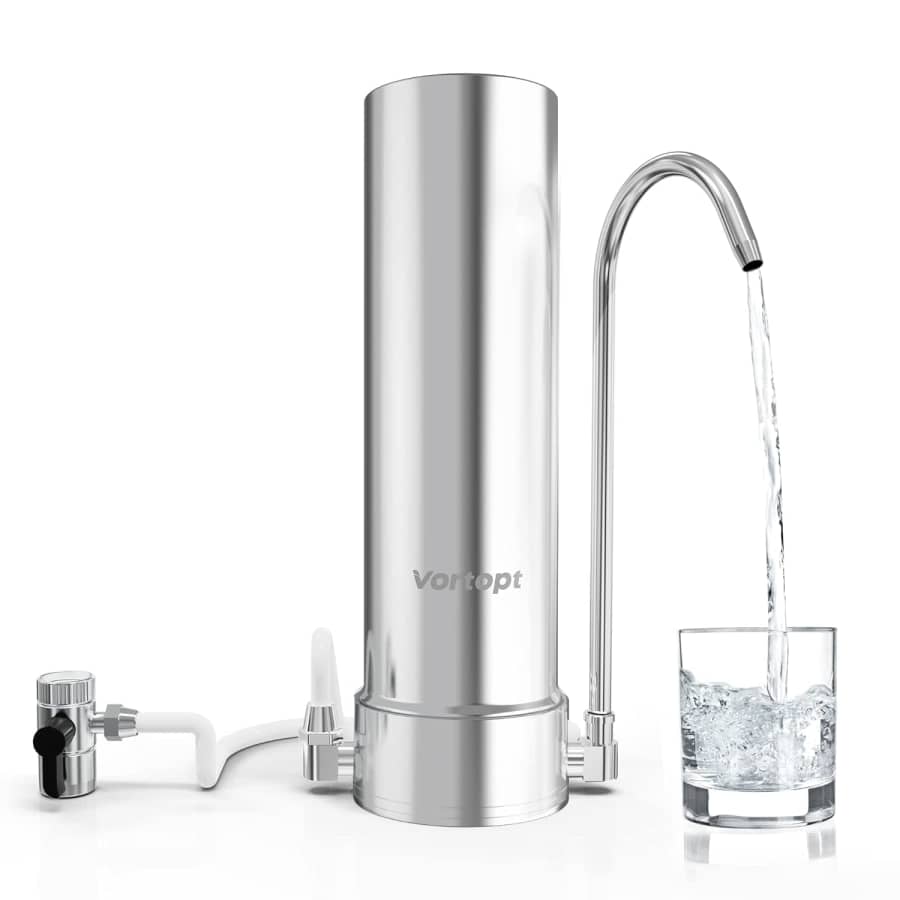 Vortopt Countertop Water Filter System for $70