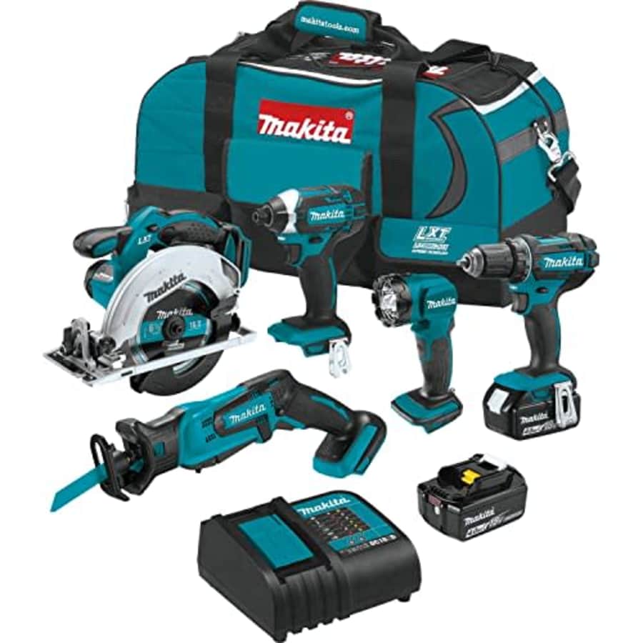 Makita XT510SM 18V LXT Lithium-Ion Cordless 5-Pc. Combo Kit (4.0Ah) for $389