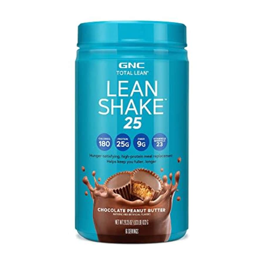GNC Total Lean | Lean Shake 25 Protein Powder | High-Protein Meal Replacement Shake | Chocolate for $40