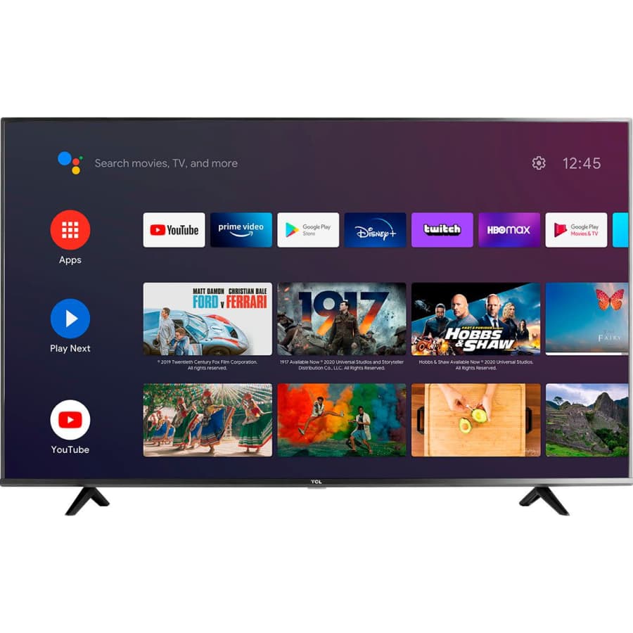 TCL 55" 4K UHD LED Smart Android TV for $200