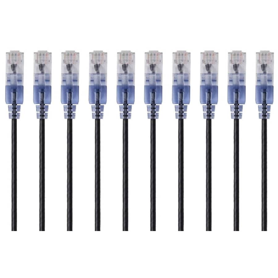 Monoprice 5-Foot Cat6A Snagless RJ45 Ethernet Patch Cable 10-Pack for $10 Monoprice 5-Foot Cat6A Snagless RJ45 Ethernet Patch Cable 10-Pack for $10