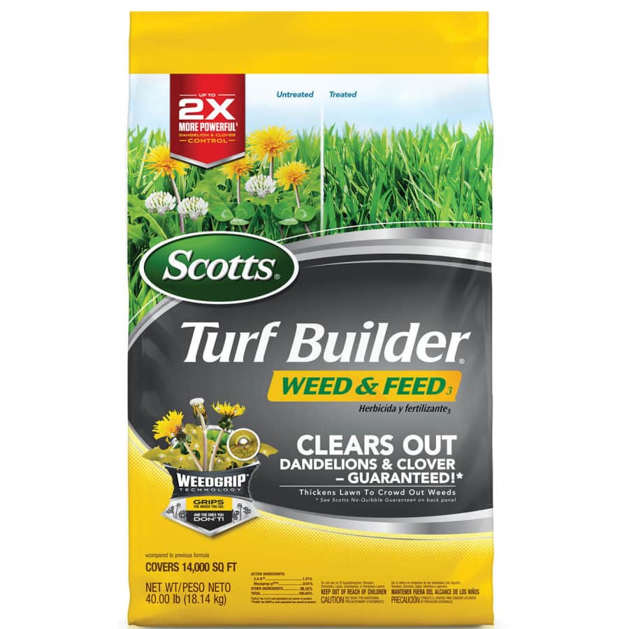 Scotts Turf Builder Weed & Feed 40-lb. Bag for $35 for members Scotts Turf Builder Weed & Feed 40-lb. Bag for $35 for members