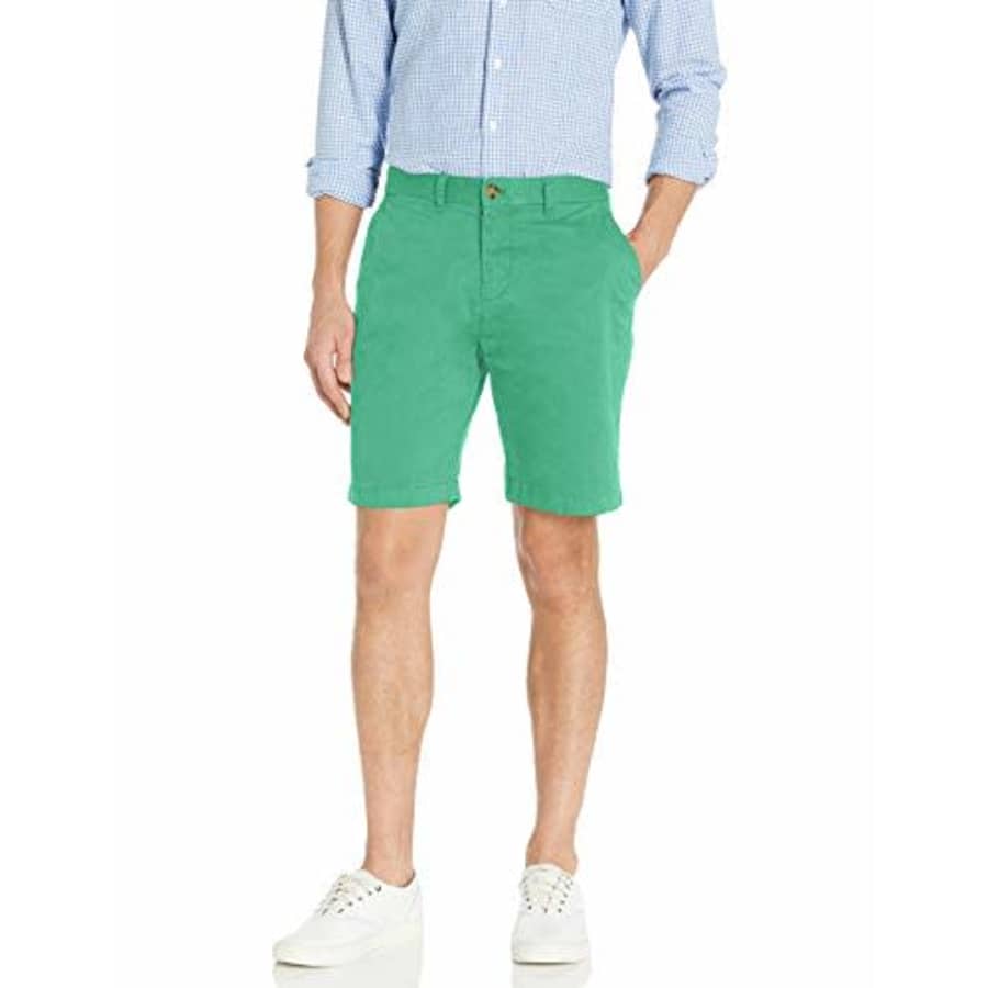 Tommy Hilfiger Men's Casual Stretch Chino Shorts, Greenbrier, 35 for $47