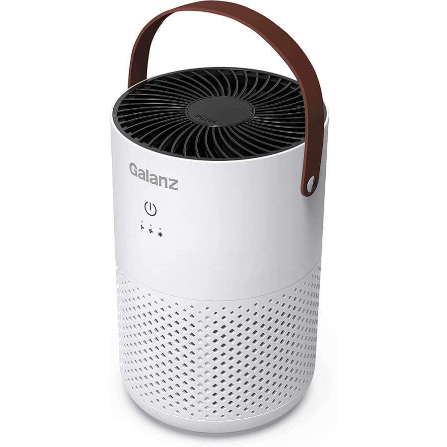Galanz True HEPA Personal Air Purifier w/ Leather Handle for $53 Galanz True HEPA Personal Air Purifier w/ Leather Handle for $53
