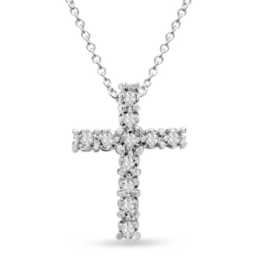 SuperJeweler 0.1-tcw Diamond Cross 18" Necklace w/ Free Chain for $36 SuperJeweler 0.1-tcw Diamond Cross 18" Necklace w/ Free Chain for $36