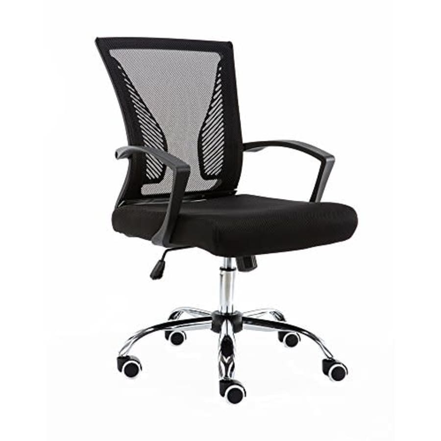 ModernHome Modern Home Zuna Mid-Back Office Task Chair - Ergonomic Back Supporting Mesh Back Desk Chair for $78 ModernHome Modern Home Zuna Mid-Back Office Task Chair - Ergonomic Back Supporting Mesh Back Desk Chair for $78
