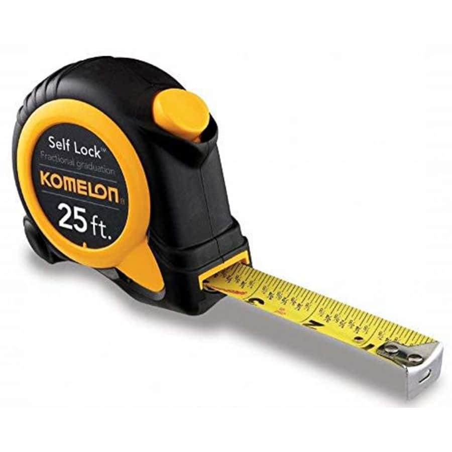 Komelon SL2925 4 Pack 25ft. Self Lock Speed Mark Tape Measure for $18