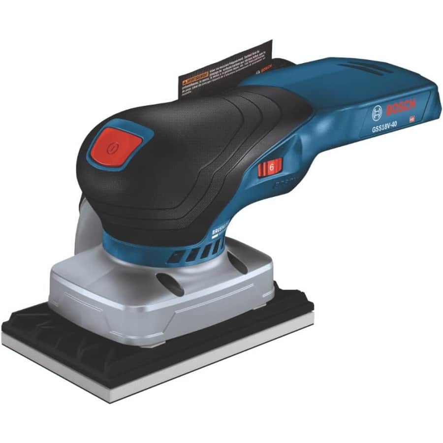 Bosch 18V Brushless Sheet Orbital Finishing Sander: $99 Bosch 18V Brushless Sheet Orbital Finishing Sander: $99