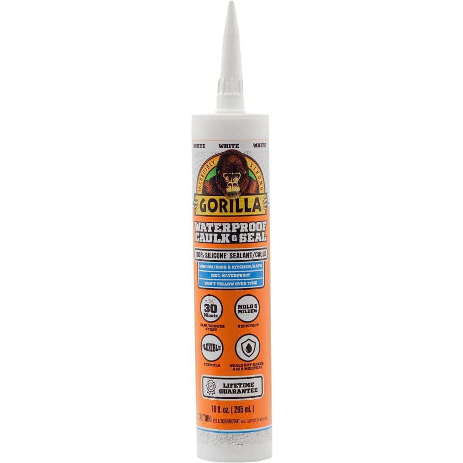 Gorilla 10-oz. Waterproof Silicone Caulk & Sealant: $7.84 via Sub & Save Gorilla 10-oz. Waterproof Silicone Caulk & Sealant: $7.84 via Sub & Save