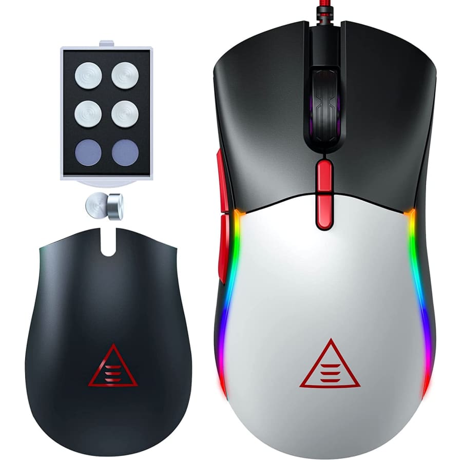 Eksa RGB Backlit Wired Gaming Mouse for $13
