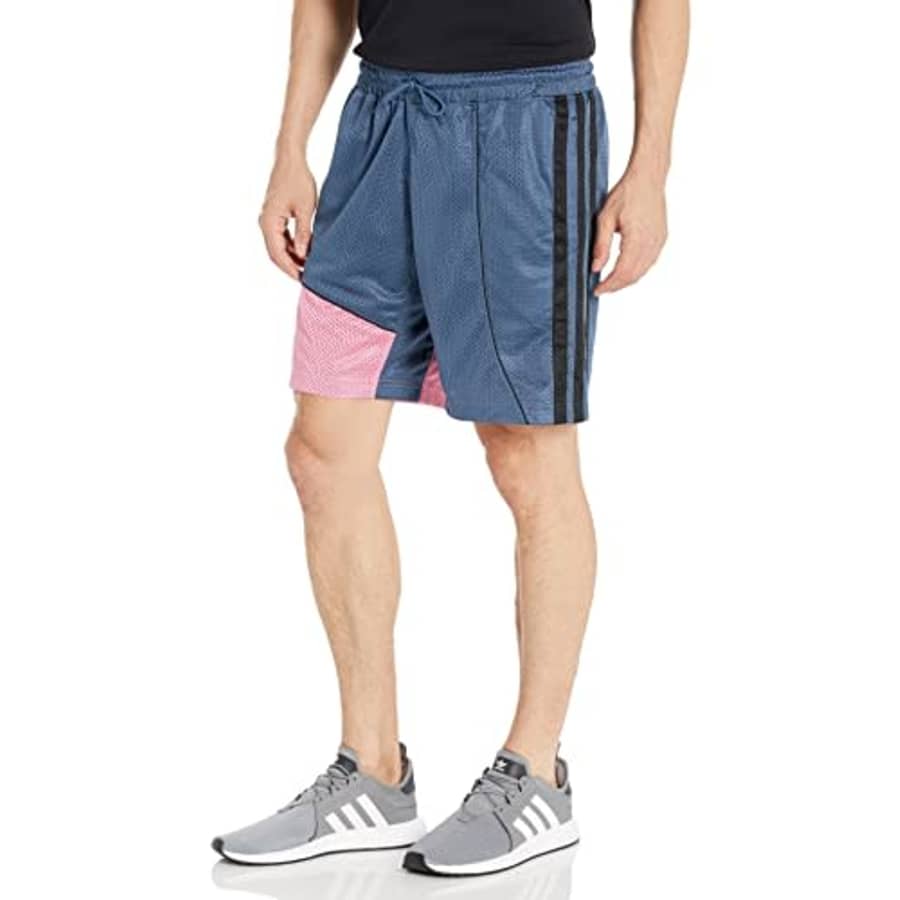 adidas Men's Creator 365 Basketball Shorts 3.0, Wonder Steel, Small for $25
