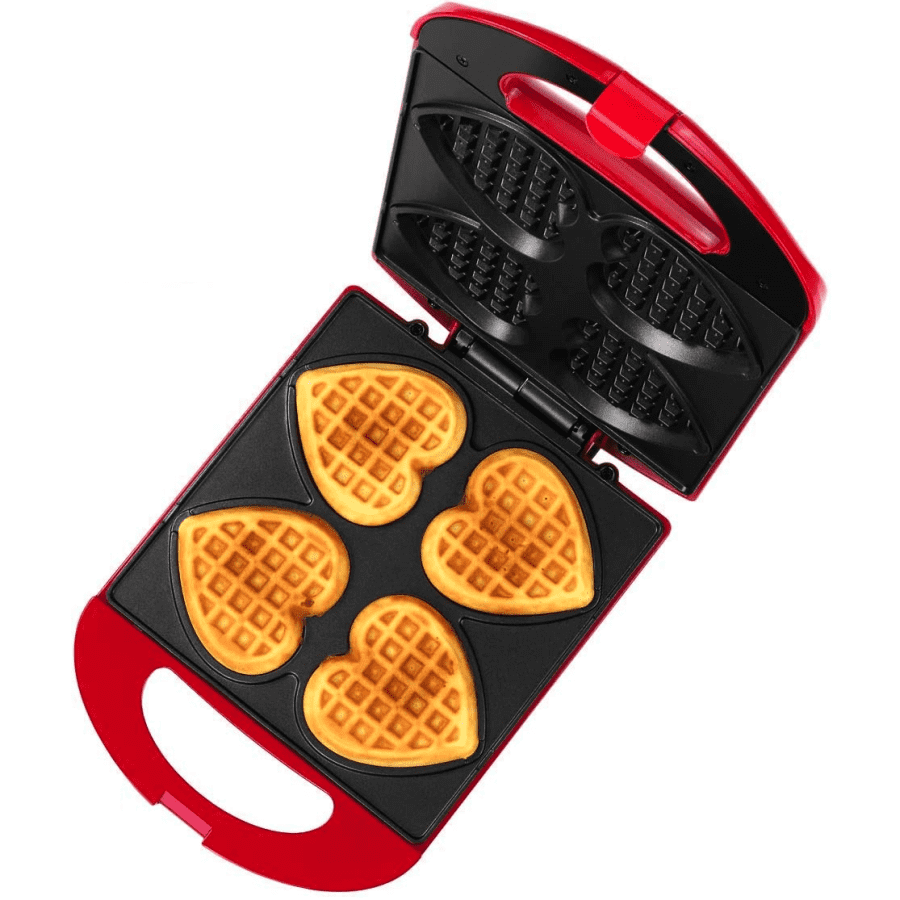 Holsten Housewares Electric Non-Stick Heart Waffle Maker for $25