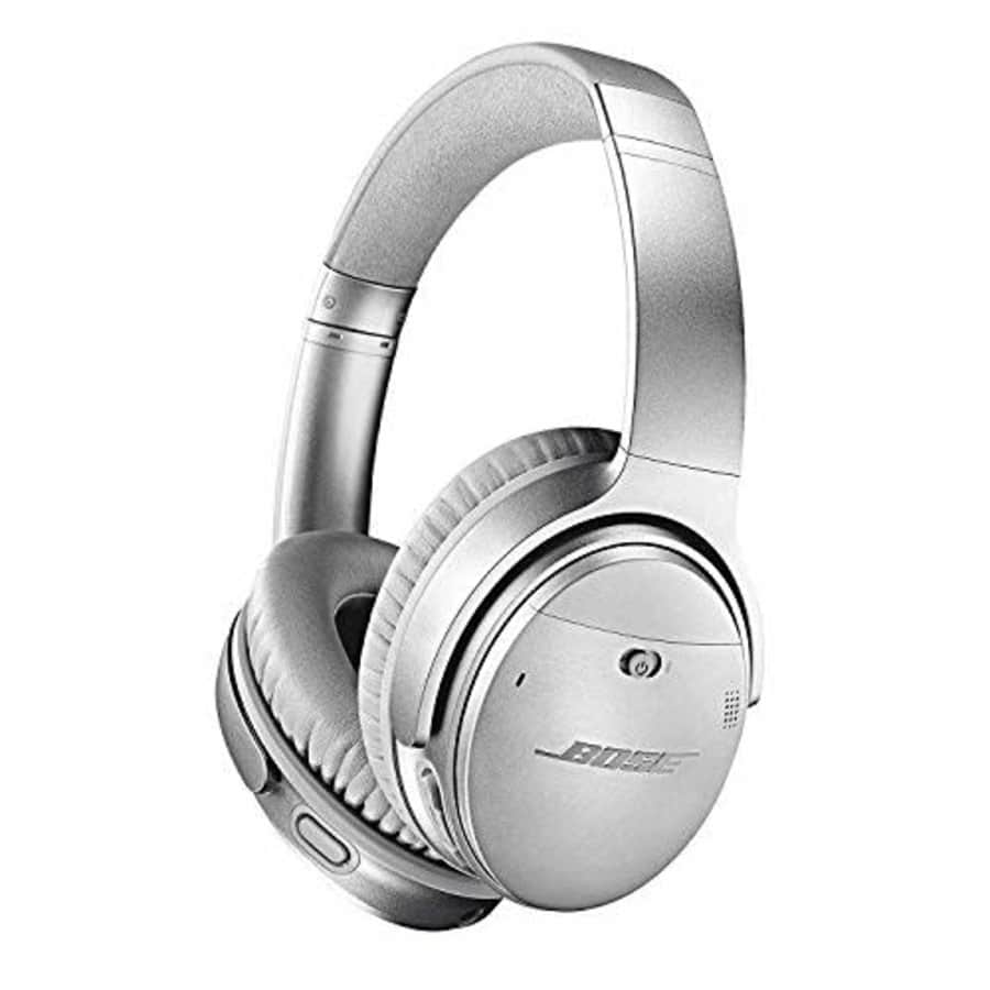 Bose QuietComfort 35 (Series II) Wireless Headphones, Noise Cancelling - Silver (Renewed) for $186 Bose QuietComfort 35 (Series II) Wireless Headphones, Noise Cancelling - Silver (Renewed) for $186