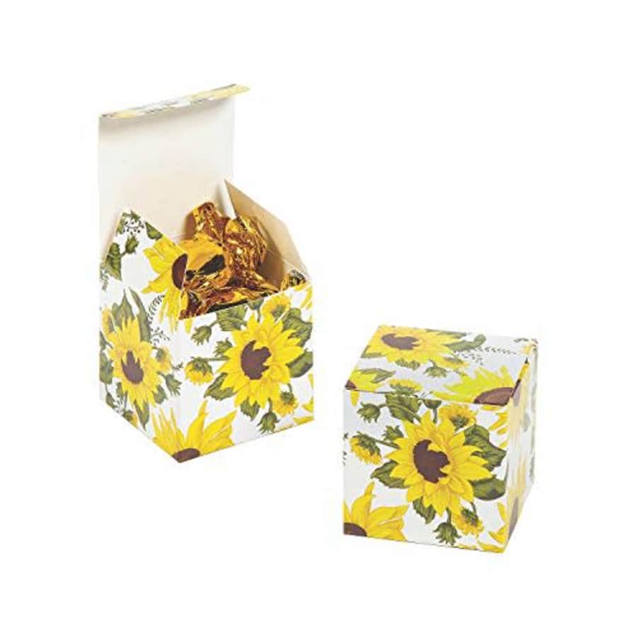 Fun Express Sunflower 2In Gift Boxes 24Pc - Party Supplies - 24 Pieces for $8 Fun Express Sunflower 2In Gift Boxes 24Pc - Party Supplies - 24 Pieces for $8