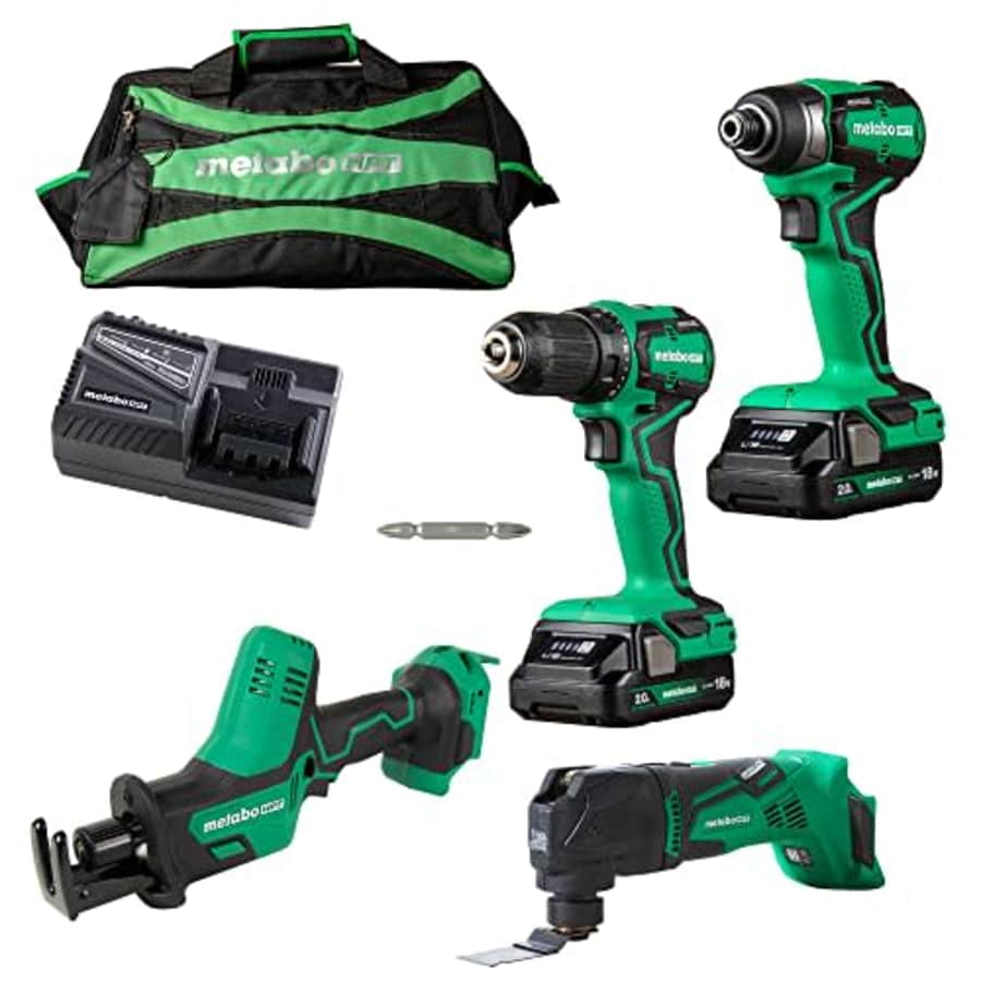 Metabo HPT 18V MultiVolt 4-Piece Sub Compact Cordless Combo Kit for $270 Metabo HPT 18V MultiVolt 4-Piece Sub Compact Cordless Combo Kit for $270