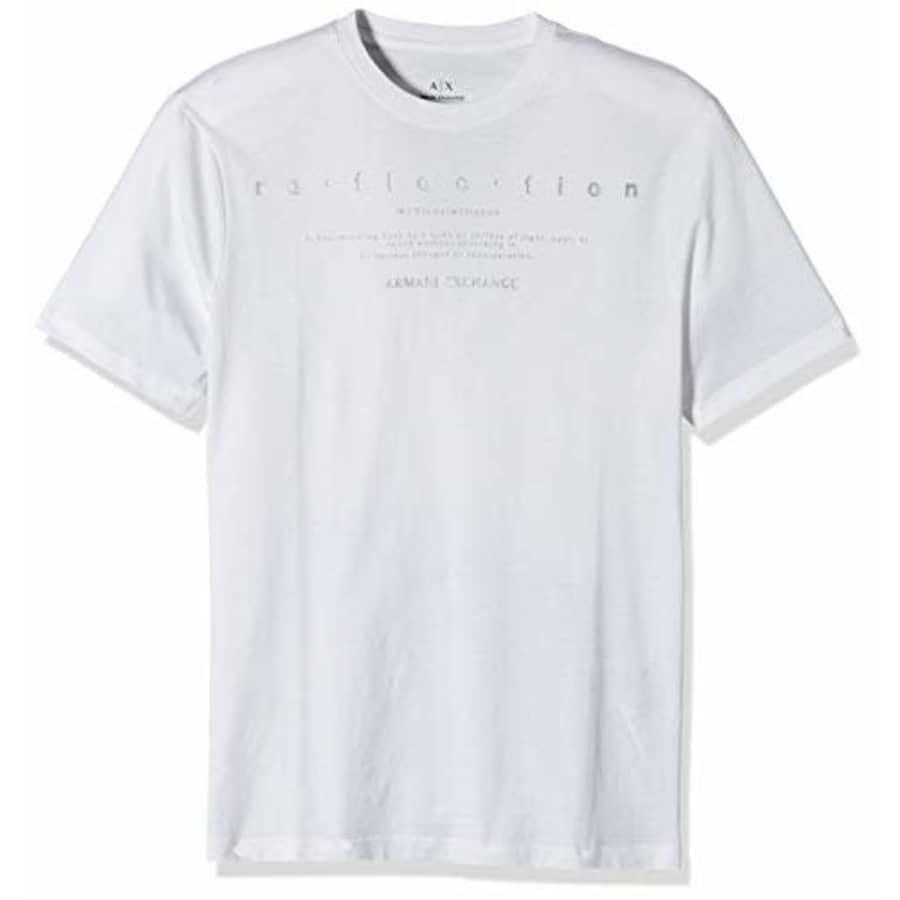 A|X Armani Exchange Men's Reflection Definition T-Shirt, White, XXL for $15 A|X Armani Exchange Men's Reflection Definition T-Shirt, White, XXL for $15