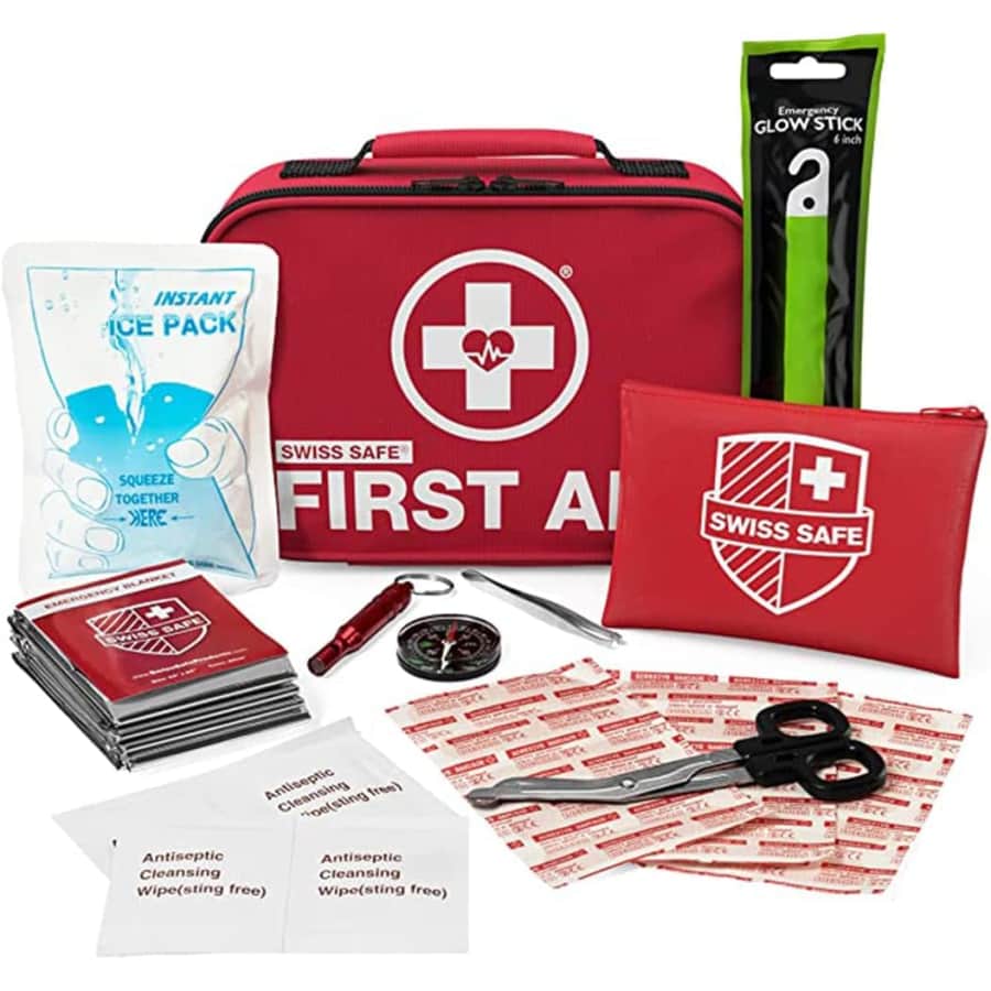 Swiss Safe 2-in-1 First Aid Kit w/ Bonus 32-Piece Mini Kit for $18 via Sub. & Save