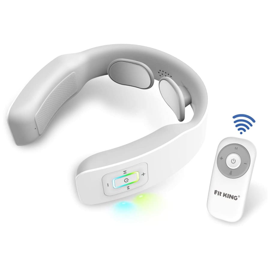 Fit King Wearable Neck Massager with Heat for $40