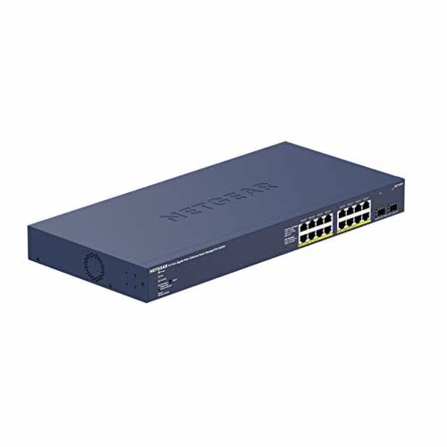 NETGEAR 18-Port PoE Gigabit Ethernet Smart Switch (GS716TP) - Managed, Optional Insight Cloud for $386