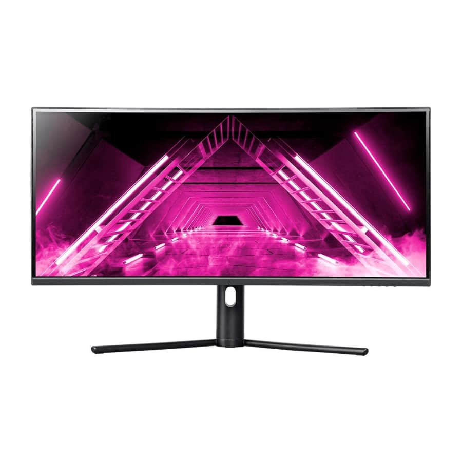 Monoprice Dark Matter 34" Ultrawide 1440p 144Hz FreeSync Curved LED Gaming Monitor for $400