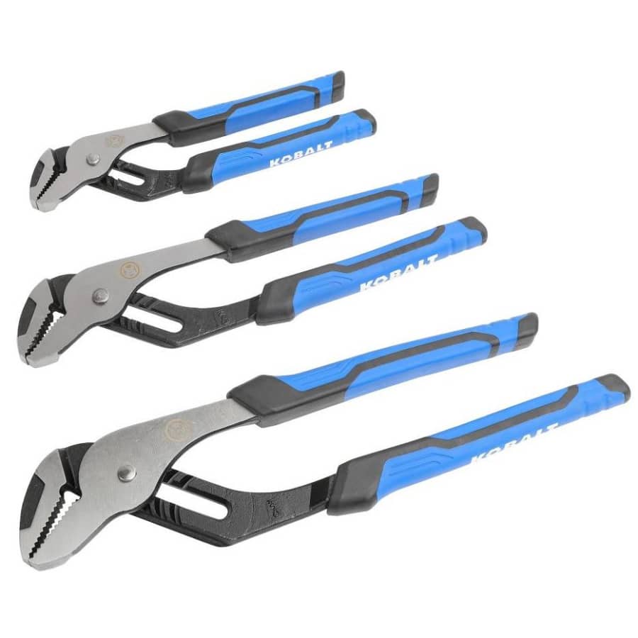 Kobalt Groove Joint Pliers 3-Pack for $13 Kobalt Groove Joint Pliers 3-Pack for $13