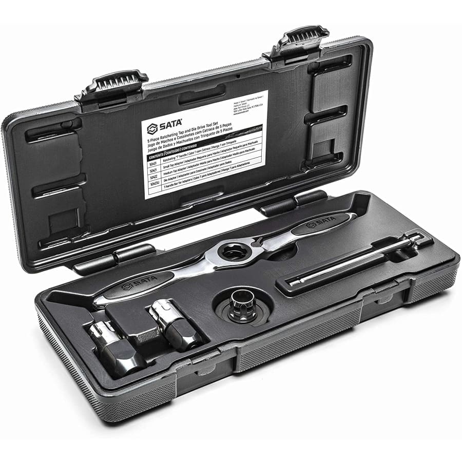 Sata 5-Pc. Ratcheting Tap and Die 3/8" Drive Tool Set for $40