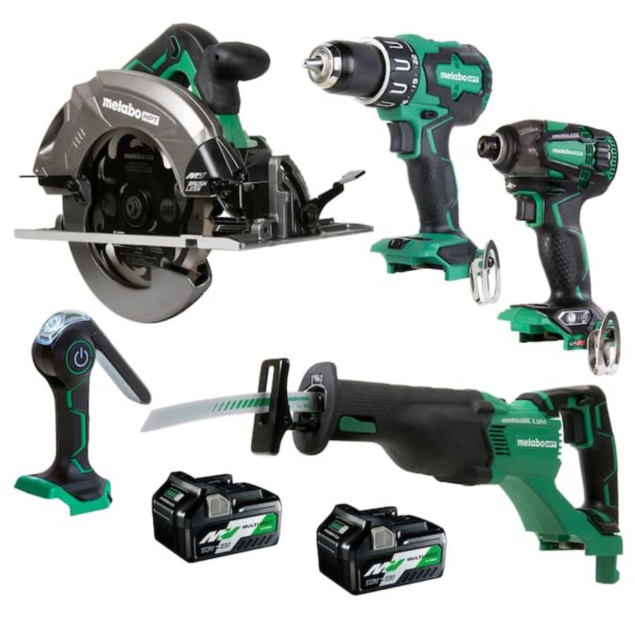 Metabo HPT 5-Tool 18V Wireless Power Tool Combo Kit for $549