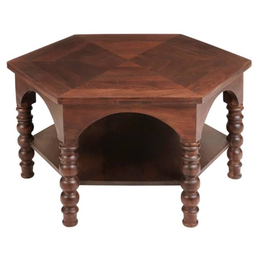 Home Decorators Collection Castine 36" Solid Wood Coffee Table for $222 Home Decorators Collection Castine 36" Solid Wood Coffee Table for $222