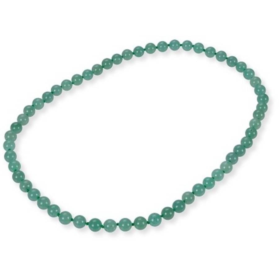 Win Pearl 10mm Natural Chinese Jade 25" Necklace for $15