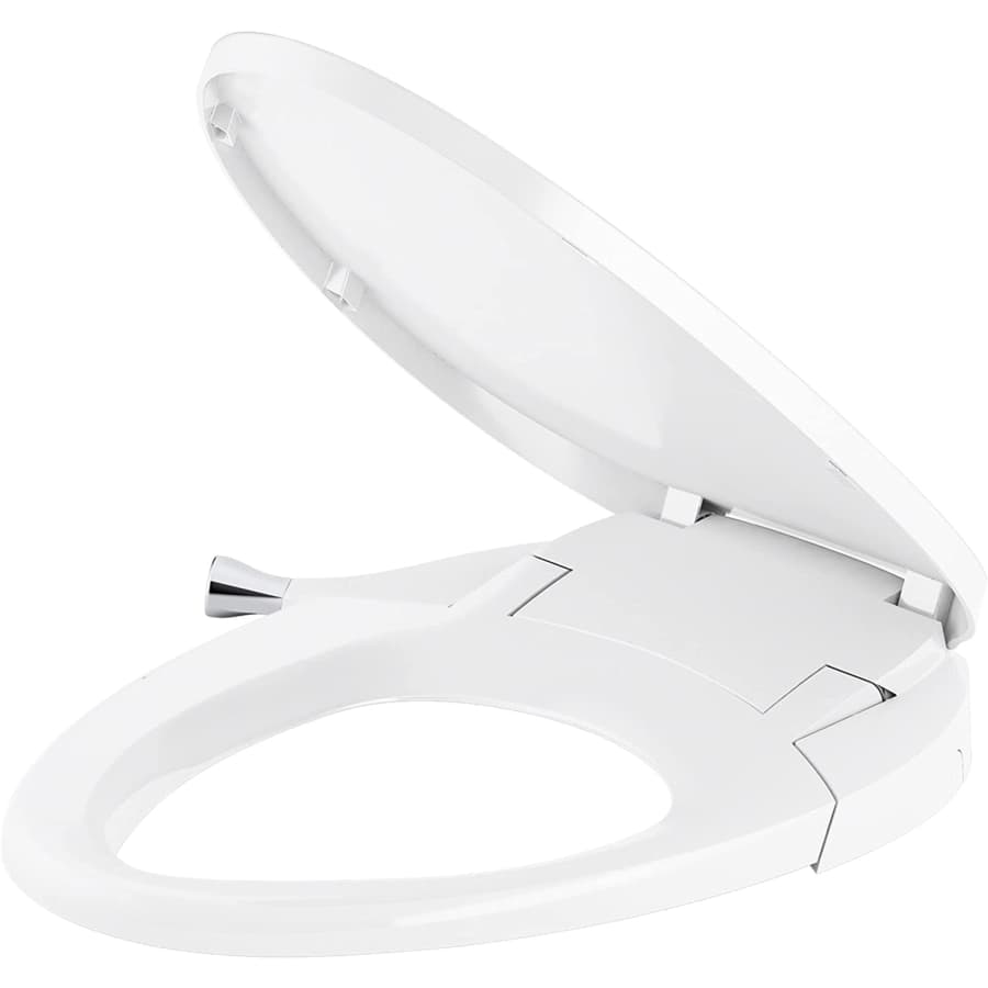 Kohler Purewash Elongated Manual Bidet Toilet Seat w/ Chrome Handle for $110