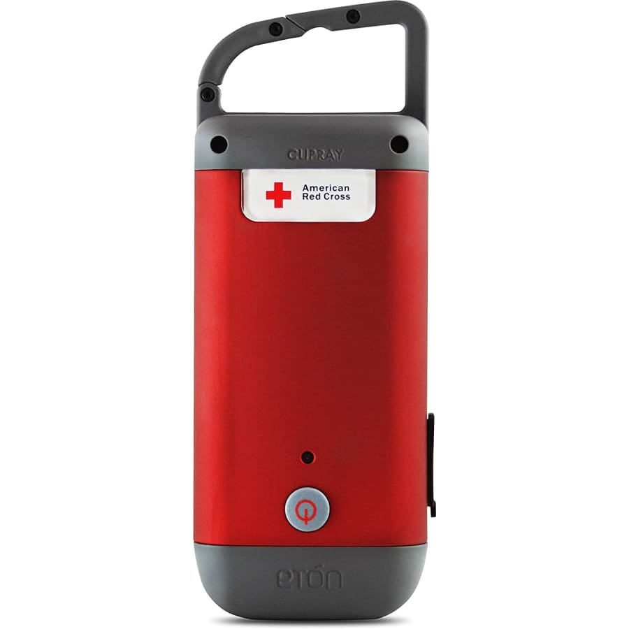 American Red Cross Clipray Crank-Powered Flashlight & Smartphone Charger 2-Pack for $17