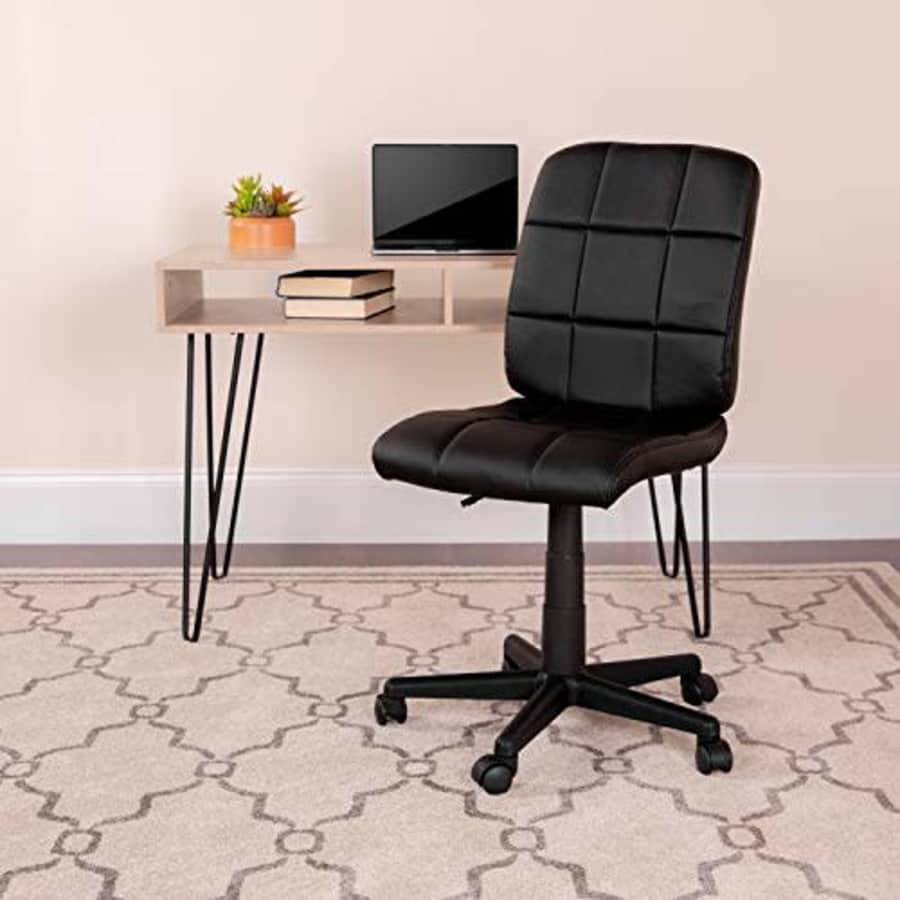 Flash Furniture Quilted Vinyl Swivel Task Chair for $95