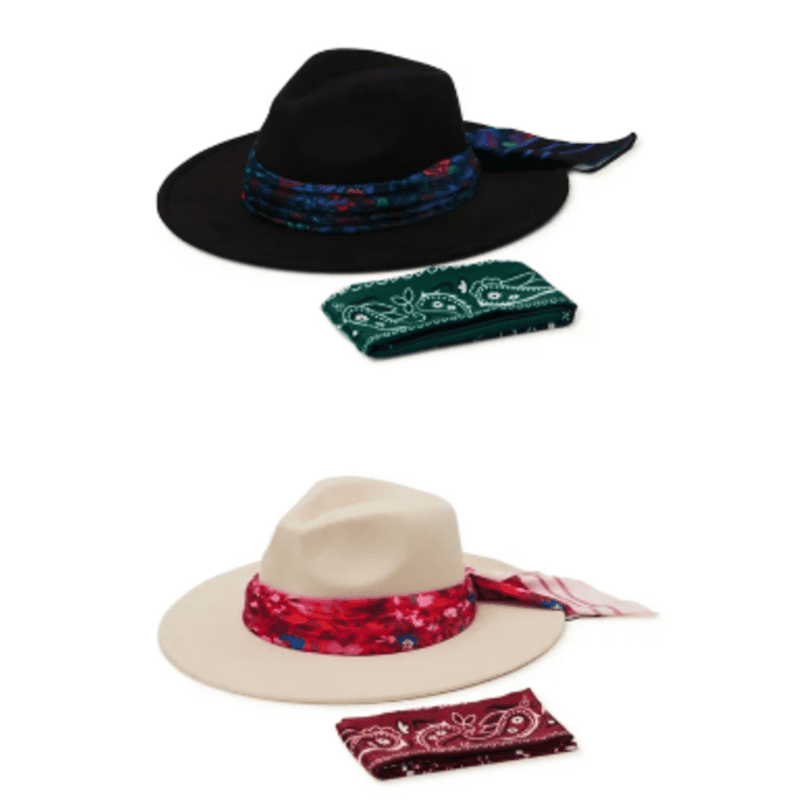 The Pioneer Woman Cowgirl Hat w/ 2 Scarves for $8 The Pioneer Woman Cowgirl Hat w/ 2 Scarves for $8
