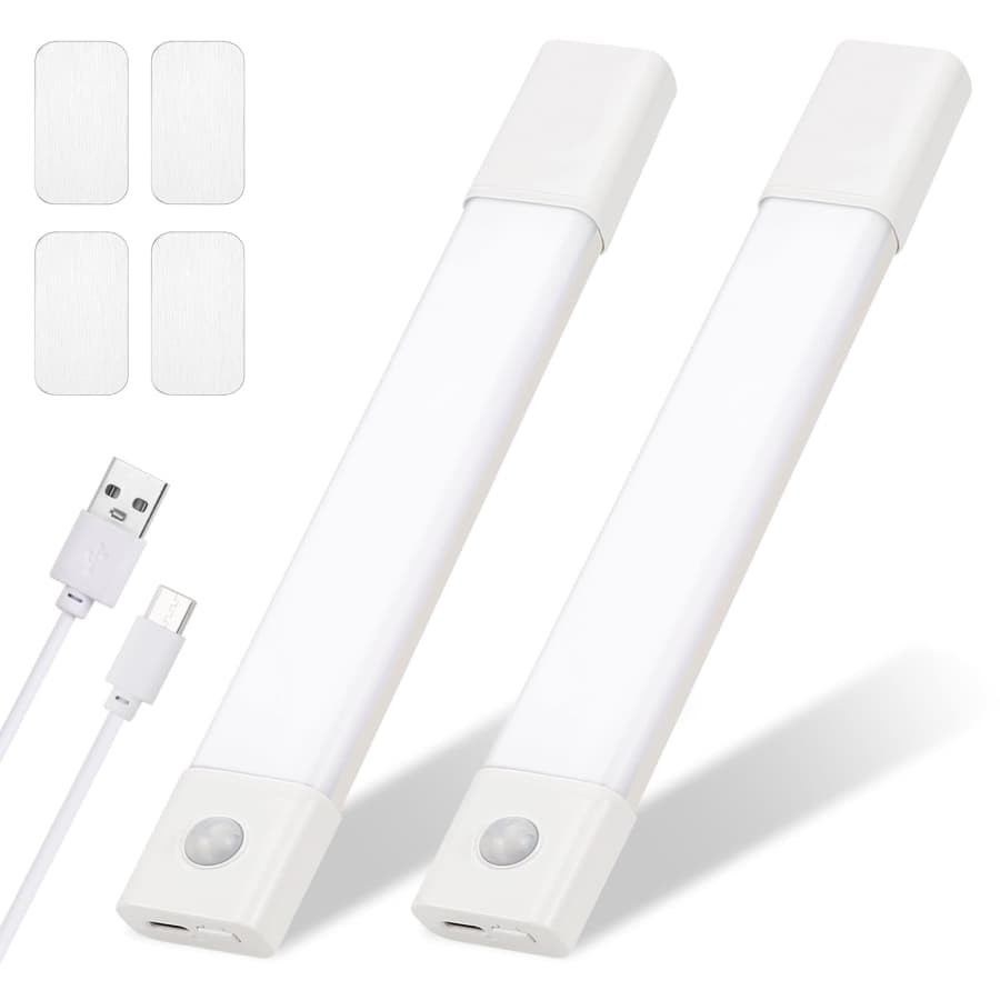 Motion Sensor LED Closet Light 2-Pack for $10