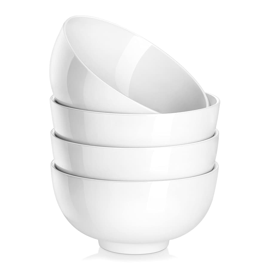 Malacasa 26-oz. Set of 4 Porcelain Soup Bowls for $22