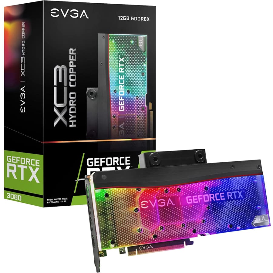 eVGA GeForce RTX 3080 XC3 12GB GDDR6X Ultra Hydro Copper Gaming Graphics Card for $1,349