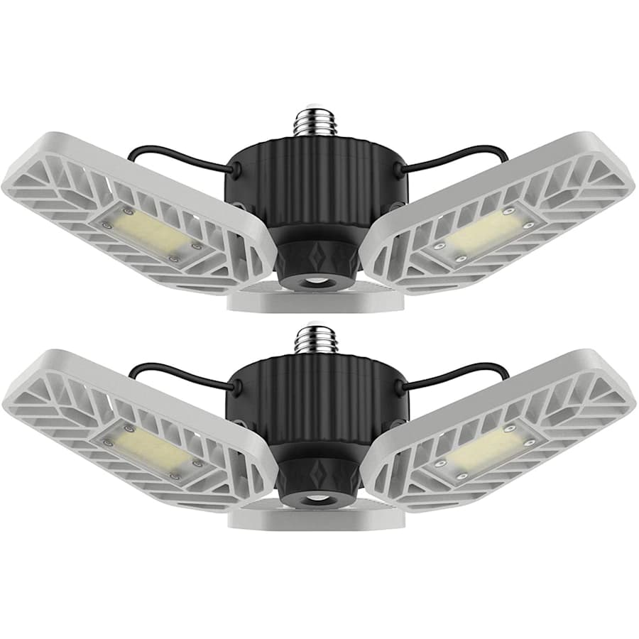 LZHome 60W LED Garage Light 2-Pack for $38 LZHome 60W LED Garage Light 2-Pack for $38
