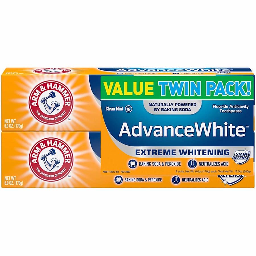Arm & Hammer Advance White Toothpaste 2-Pack for $5