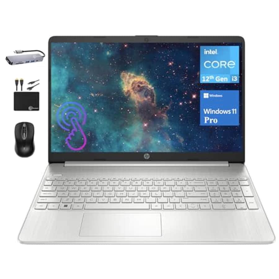 HP Newest Flagship 15.6" Touchscreen Laptop, 6-Core Intel i3-1215U up to 4.4GHz, 16GB RAM, 1TB SSD, for $479 HP Newest Flagship 15.6" Touchscreen Laptop, 6-Core Intel i3-1215U up to 4.4GHz, 16GB RAM, 1TB SSD, for $479